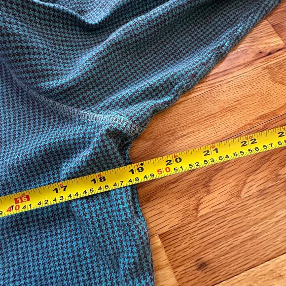 WOOLRICH x Womens Turquoise Blue Half Zip | Size L - Picture 7 of 7